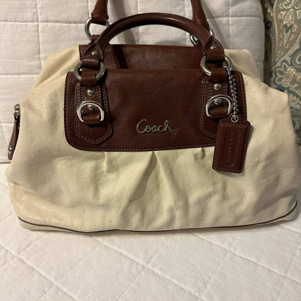 Coach Ashley leather satchel
